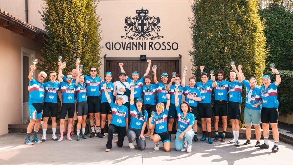 Giovanni Rosso and Berry Bros. &amp; Rudd Complete the Beaune to Barolo charity ride