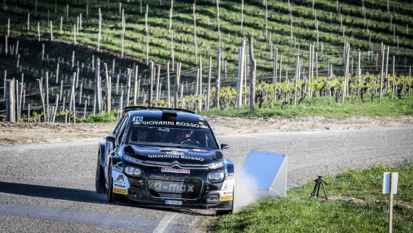 Giovanni Rosso supports the 18th edition of the Rally Regione Piemonte.